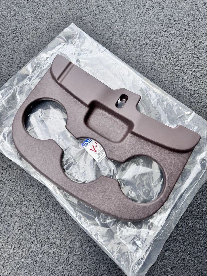 Dodge Ram 2013-2018 asiento central consola portavasos moldura marrón Foto 1 de 1