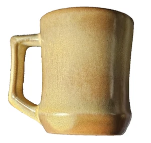 Vintage MCM Frankoma C5 Prairie Gold Kaffeebecher - Bild 1 von 4