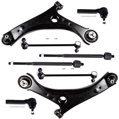 8x For 2008-2016 Chrysler Town & Country Front Lower Control Arm Tie Rod End Kit - Image 1 of 4