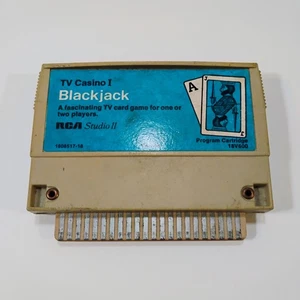 RCA Studio II 1977 TV Casino I Blackjack Game Cartridge 18V600 ungetestet - Bild 1 von 7
