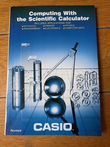 Casio Computing with the scientific calculator book. Excellent condition - Zdjęcie 1 z 4