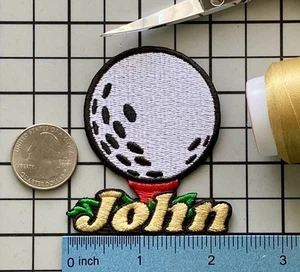 Patch pallina da golf personalizzata distintivo ferro su misura - Foto 1 di 1