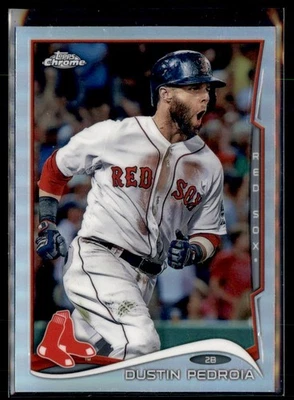 DUSTIN PEDROIA 2014 TOPPS 铬反光卡 #204 — 第 1/2 张图片