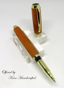 fo - Keen Handcrafted Osage Orange Gold Orion Tintenroller - Bild 1 von 5