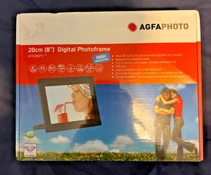 AGFA PHOTO AF5088PS 8"/20CM DIGITAL PHOTO FRAME - NEW UNOPENED - Picture 1 of 6