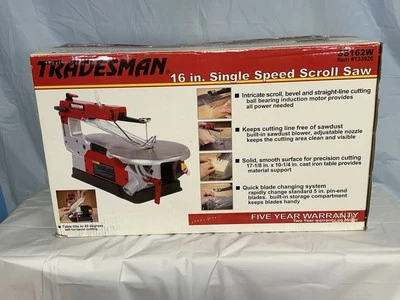 Brand New! Never Opened! Tradesman 16in. Single Speed Scroll Saw - Image 1 of 3