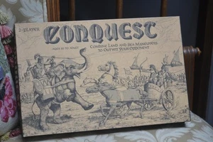 Vintage 1980 2 Player Board Game Conquest D. Benge Complete Never Used Excellent - Picture 1 of 4