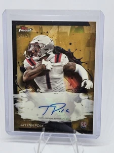 2024 Topps Finest - Rookie Finest Autographs Ja'Lynn Polk #RFA-JP Gold Ref /50 - Bild 1 von 2
