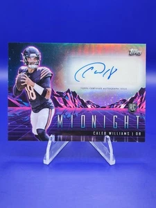2024 Topps Midnight Rookie Horizon Signatures Caleb Williams Auto RHS-CW Bears - Imagen 1 de 2