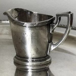Vintage Silver Plate Barclay Hotel New York 4 Oz Creamer (tea/coffeepot/sugar) - Picture 1 of 11