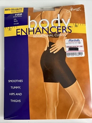 Shapeware Hanes, Body Enhancers Firm Control XXL Антицеллюлит Обнаженная Середина Бедра - Изображение 1 из 4