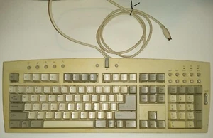 Qtronix Scorpius 98N Plus PS/2 Keyboard (for parts) - Picture 1 of 2
