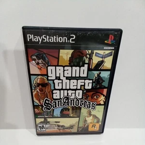 Grand Theft Auto San Andreas PS2 - Clean Game - Complete CIB + Map - Picture 1 of 4