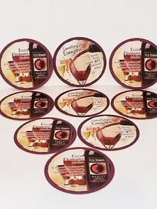 Ecco Domani Merlot Italienisch Rotwein Papier Untersetzer Menge 9 - Bild 1 von 4