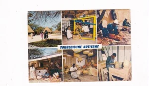 Vintage. REPUBLIK SENEGAL, DAKAR HANDWERKER TÖPFER, KÖRBE, WEBEN 6 ANSICHT POSTKARTE  - Bild 1 von 2
