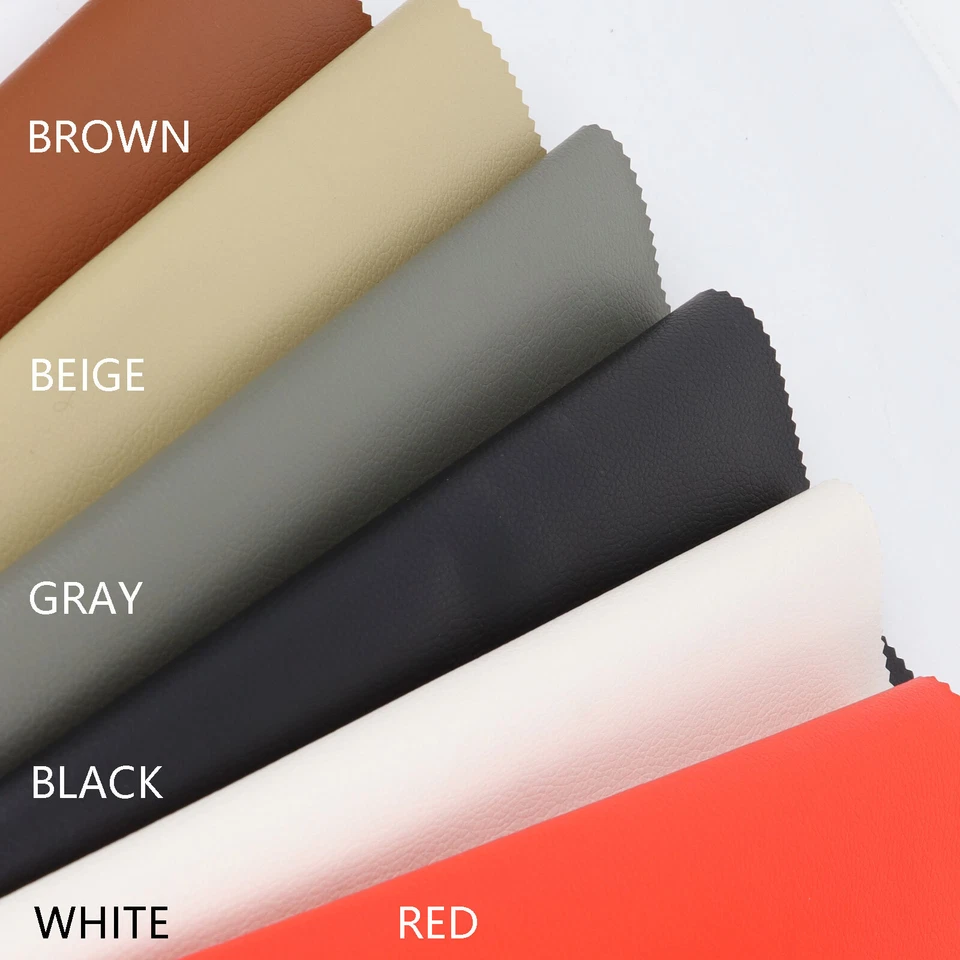 Waterproof Vinyl Faux Synthetic Leather Fabric Mildew Resist Replace By The Yard - Image 1 of 4