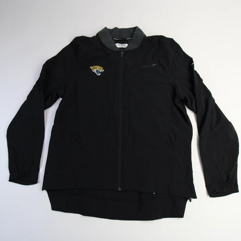 Jacksonville Jaguars Nike NFL On Field Apparel Dri-Fit Jacket Men's Black Used Cover