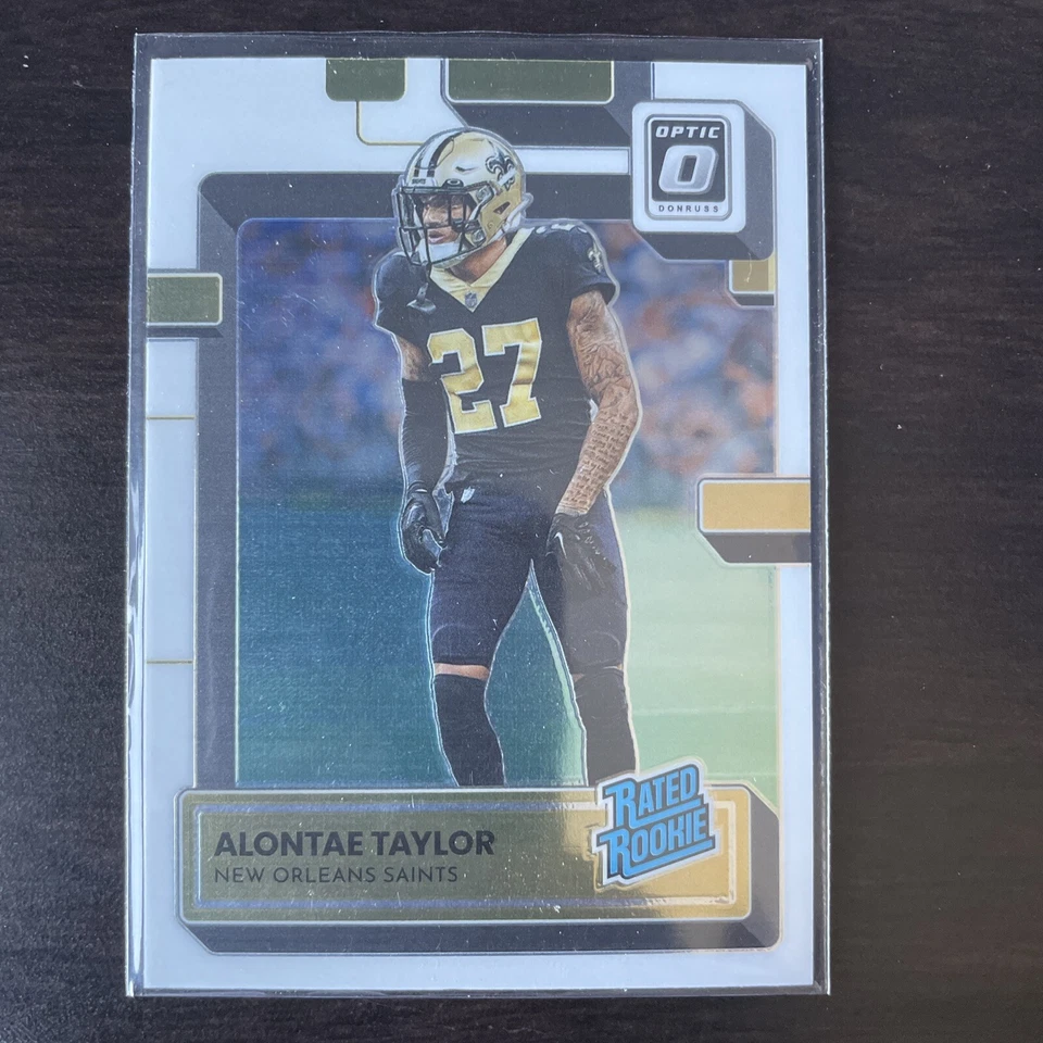 2022 Donruss Optic Alontae Taylor 300 RC Rated Rookie New Orleans Saints - Image 1 of 1
