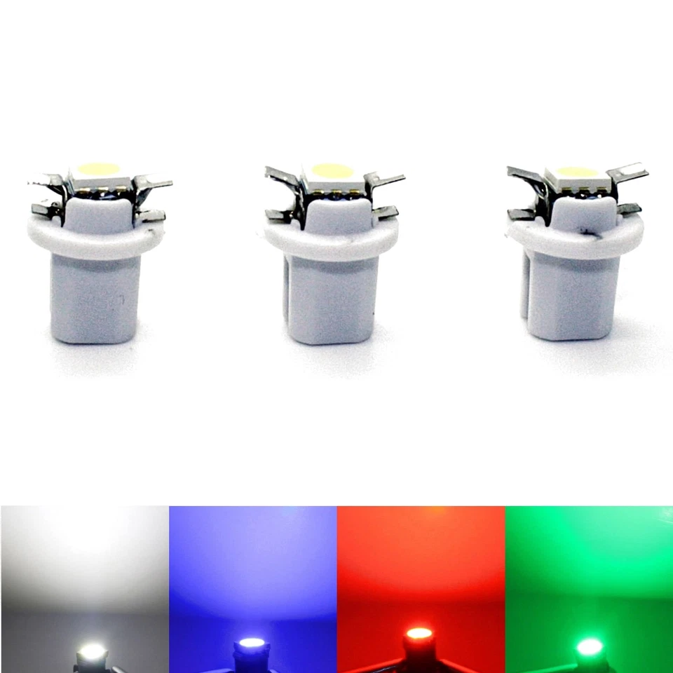 3x LED Apto para Opel Corsa B Tigra A Iluminación Del Velocímetro de Cabina Rojo - Image 1 of 1