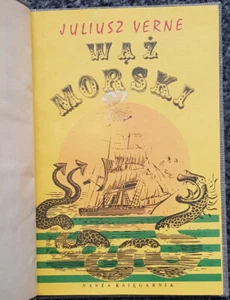 WAZ MORSKI Juliusz Verne polnisches Buch il. Stanislaw Topfer Hardcover 1975 - Bild 1 von 7