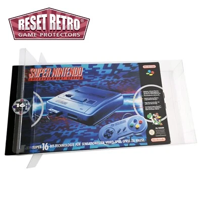 Schutzhüllen Super Nintendo Konsole OVP Small / Big SNES 0,5 mm game protectors - Bild 1 von 4