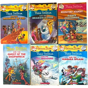 Thea Stilton LOT OF 6 Various Books - Scholastic - Reading Level 2nd-4th Grade - Picture 1 of 4