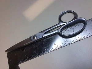 PAAR STRAPAZIERFÄHIGE 8-1/8" GINGHER CHROM SCHEREN FÜR LEDER Leathercraft - Bild 1 von 6