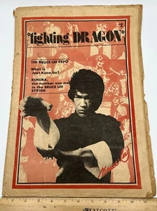 Periódico Fighting Dragon Bruce Lee Jeet Kune Do Andrew Lum Tai Chi Hawaii - Imagen 1 de 11