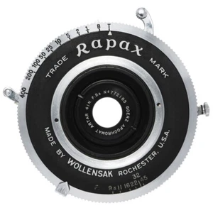 GOERZ APOCHROMAT ARTAR 4in F9.5 LENS W/ RAPAX SHUTTER LARGE FORMAT - Picture 1 of 5