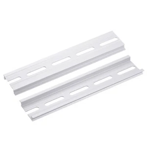 5pcs DIN Rail Slotted Aluminum 6 Inch Long 35mm Wide 7.5mm Terminal Block - Picture 1 of 5