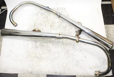 1978 Suzuki Gs400x Full Exhaust System Headers Pipe Muffler - Image 1 of 4