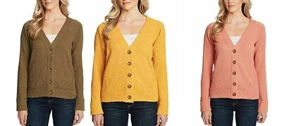 Cárdigan para mujer Two by Vince Camuto manga larga con botones Foto 1 de 4