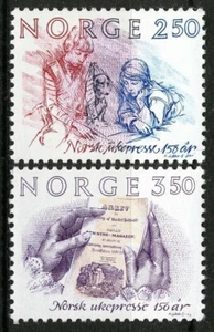 A5 Norway 1984 NK 959-60, MNH, The weekly press, SC #848-49, MI 911-12. - Picture 1 of 1