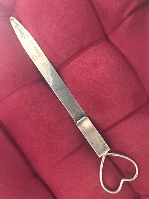 Segnalibro/Fermafogli vintage, in Argento 925 Manifattura Firenze logo MZ - Immagine 1 di 4