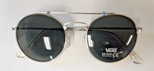 VANS Sunglasses Silver Wire Rim Sunglasses - Unisex (NEW) - Picture 1 of 7
