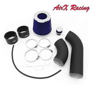 AirX Racing Coat Black-Blue For 2PC 93-98 Golf Jetta Cabrio 2.0L Cold Air Intake - Picture 1 of 4