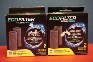 (2) Eco Filter Zero Water Pitcher Replacement for ZP-010ECO (2 pack) * 4 Total - Picture 1 of 7