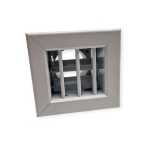 BOCCHETTA DI MANDATA ARIA REGOLABILE 117X97 CON PLENUM ATTACCO Ø 57 MM - Picture 1 of 4