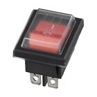 16A 250V Device Switch Waterproof Rocker Switch 2 Pole with Weather Cap