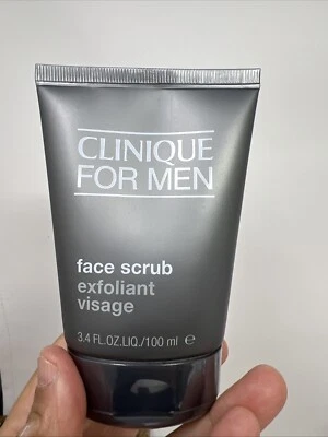 Clinique for men Face Scrub Exfoliant Visage 3.4 oz / 100 ml SEALED FAST SHIP - Image 1 of 4