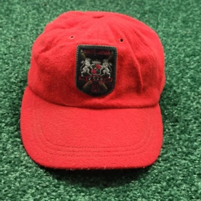 De Colección Polo Deportivo Ralph Lauren Lana Ajustada XL Rojo Gorra Sombrero Grifo y Escudo de Esquí EE. UU. Foto 1 de 4
