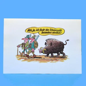 Willi Moese | Schwarzwild | Editorial militar gráfica de la RDA alrededor de 1980 - Imagen 1 de 1