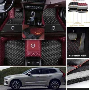 For Fit Volvo Car Floor Mats Carpet Waterproof Pu Leather All Series Custom Auto - Picture 1 of 32