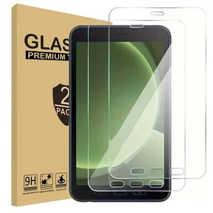 2 Pack For Samsung Galaxy Tab Active 5 8"inch Tempered Glass Screen Saver Cover - Picture 1 of 4