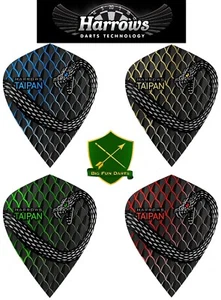 Harrows Taipan premium Dart Flights Kite FSH Shape Schlange Snake - Bild 1 von 2