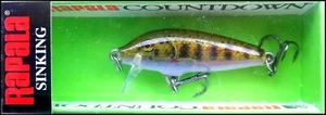 ESCHE DA PESCA RAPALA CONTO ALLA ROVESCIA CD 3 cm GJTR (Oro Trota Giovanile) colore - Foto 1 di 1
