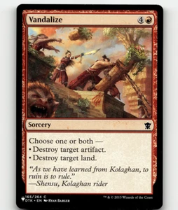 MTG Vandalize Mystery Booster - Dragons of Tarkir 165/264 Regular Common - Picture 1 of 1