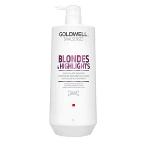 Goldwell Dualsenses Blonde & Highlights Anti-Yellow Shampoo 1000ml antigiallo - Foto 1 di 1