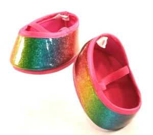 Zapatos sin cordones Build-A-Bear (BAB) arco iris brillantes - Imagen 1 de 4