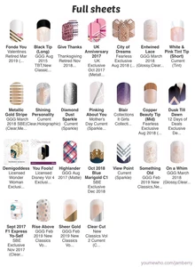 Jamberry Nail Wraps - Full Sheets
